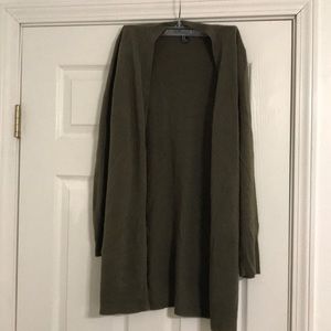 Forever21 olive cardigan